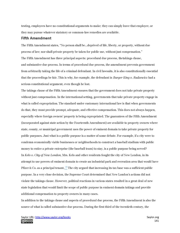 Business Law and the Legal Environment - Page 141
